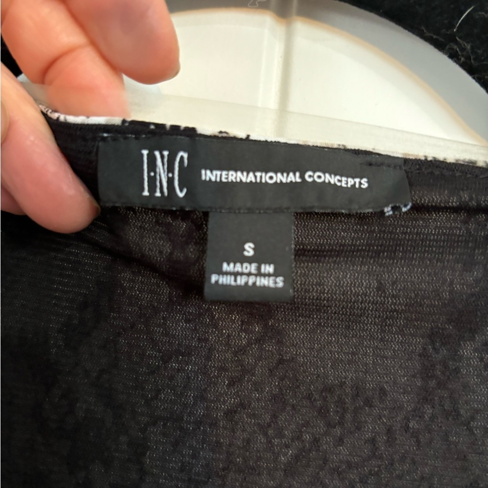 NWT INC International Concepts Mini dress snake print animal print Size S small - Picture 3 of 4